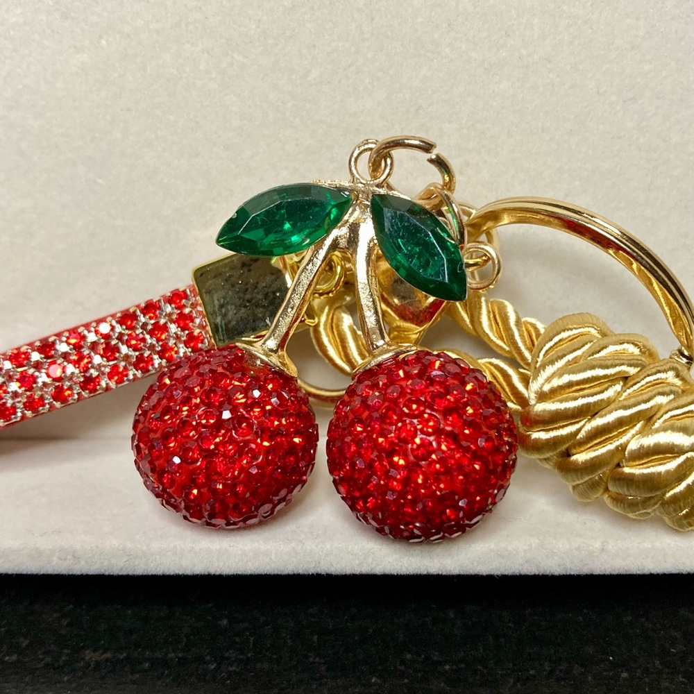 Cherry Keychain/Bag Charm - Picture 2 of 3